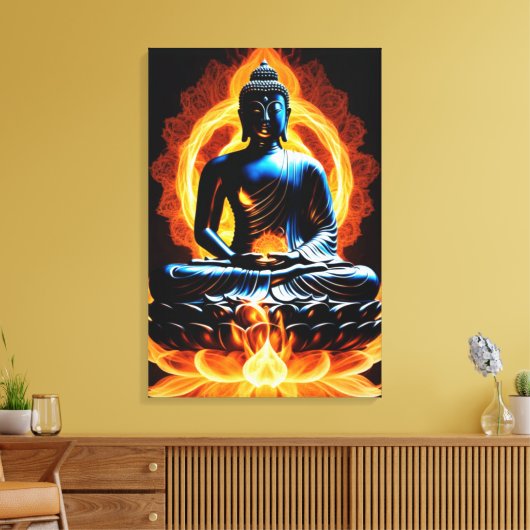 Boeddha Canvas Afdruk (Insitu (Woonkamer))