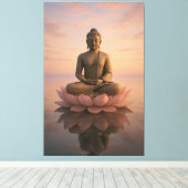 Boeddha Canvas Afdruk (Insitu (Houten vloer))