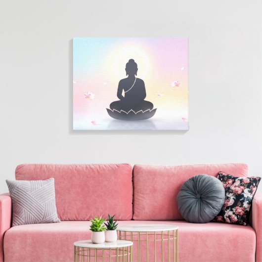 Boeddha Canvas Afdruk (Insitu (Woonkamer))