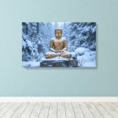 Boeddha Canvas Afdruk (Insitu (Houten vloer))