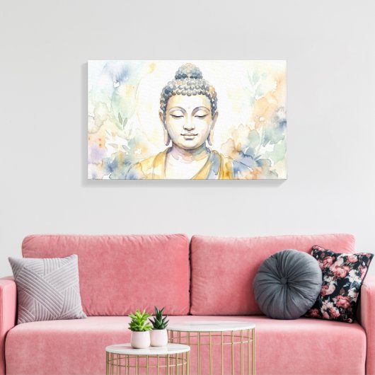 Boeddha Canvas Afdruk (Insitu (Woonkamer))
