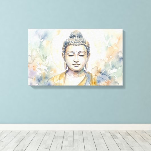 Boeddha Canvas Afdruk (Insitu (Houten vloer))
