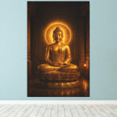 Boeddha Canvas Afdruk (Insitu (Houten vloer))