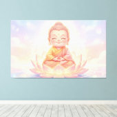 Boeddha Canvas Afdruk (Insitu (Houten vloer))