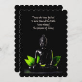 Boeddha Citaat 1 kaart/uitnodiging Kaart (Voorkant / Achterkant)