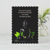 Boeddha Citaat 1 kaart/uitnodiging Kaart (Staand voorkant)