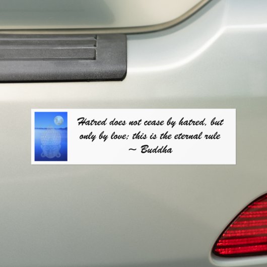 Boeddha citaat bumpersticker (Op auto)