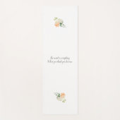 Boeddha citaat en Floral Yogamat (Voorkant)