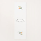 Boeddha citaat en Floral Yogamat (Achterkant)