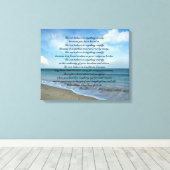 Boeddha citaat Geloof geen nieuws vandaag Canvas Afdruk (Insitu (Houten vloer))