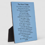 Boeddha citaat Geloof geen nieuws vandaag Fotoplaat (Zijkant)