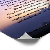 Boeddha citaat Geloof geen nieuws vandaag Poster (Hoek)