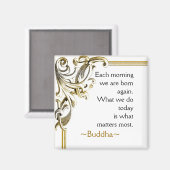 Boeddha citaat ~ Motivatie magneet (Voorkant / Achterkant)