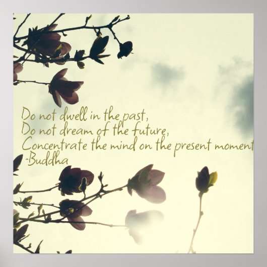 Boeddha citaat op de pasta poster (Voorkant)