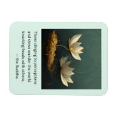 Boeddha citaat over de mening van de bevolking magneet (Horizontaal)