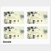 Boeddha citaat over het verleden rechthoekige sticker (Vel)