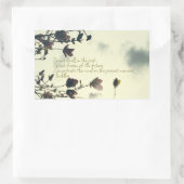 Boeddha citaat over het verleden rechthoekige sticker (Tas)