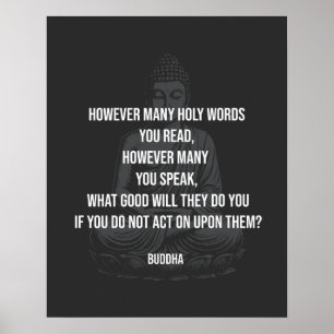 Boeddha citaat poster