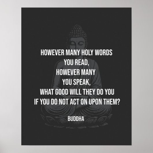 Boeddha citaat poster (Voorkant)