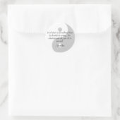 Boeddha citaten - Doe goed of doe niets Ronde Sticker (Tas)