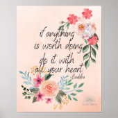 boeddha citeert poster (Voorkant)