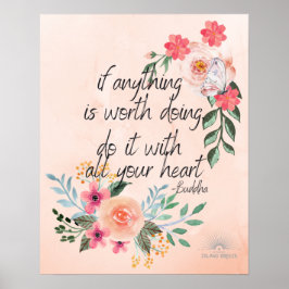 boeddha citeert poster