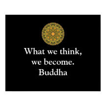 Boeddha citeert wat we denken dat we worden