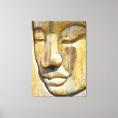 Boeddha close-up canvas afdruk (Voorkant)