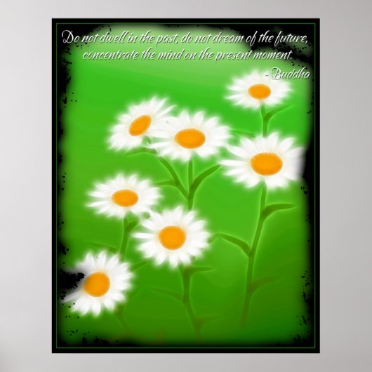 Boeddha Concentate Quote Poster (Voorkant)