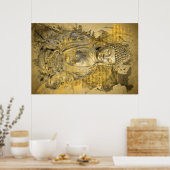 Boeddha De Noble Waarheden Poster (Keuken)