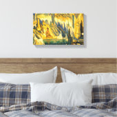 Boeddha de Winner (boeddhistische kunst) (van Roer Canvas Afdruk (Insitu (Slaapkamer))