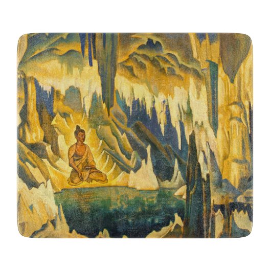 Boeddha de Winner (boeddhistische kunst) (van Roer Snijplank (Voorkant)