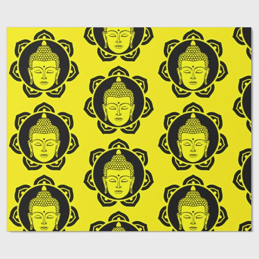 Boeddha decoratief cadeaupapier (Vlak)
