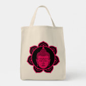 Boeddha decoratief tote bag (Achterkant)