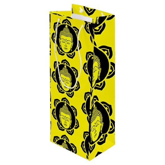 Boeddha decoratief wijn cadeautas (Achterkant Gekanteld)