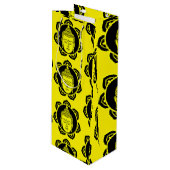 Boeddha decoratief wijn cadeautas (Voorkant Gekanteld)