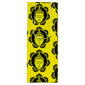 Boeddha decoratief wijn cadeautas (Voorkant)