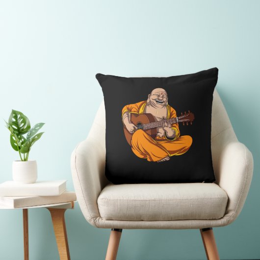 Boeddha die Guitar Zen Yoga Meditation Kussen (Stoel)