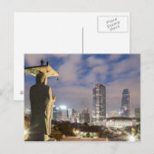 Boeddha die Seoul bekijkt Briefkaart (Voorkant / Achterkant)