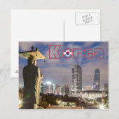 Boeddha die Seoul Korea bekijkt Briefkaart (Voorkant / Achterkant)