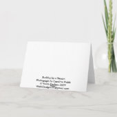 Boeddha door een stroom kaart (Achterkant)