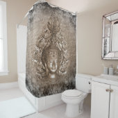 boeddha douchegordijn (In situ)