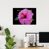 Boeddha, een enkele ventilator poster (Thuiskantoor)