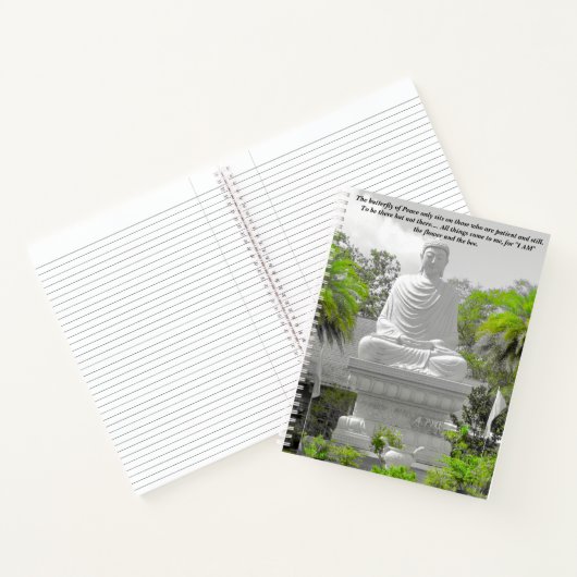 Boeddha en de Butterfly Notitieboek (Binnen)
