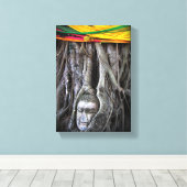 Boeddha en het boeddhisme in Thailand Fotografie Canvas Afdruk (Insitu (Houten vloer))