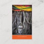 Boeddha en het boeddhisme in Thailand Fotografie Visitekaartje (Achterkant)