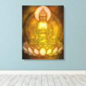 Boeddha Energie 1 Canvas Afdruk (Insitu (Houten vloer))