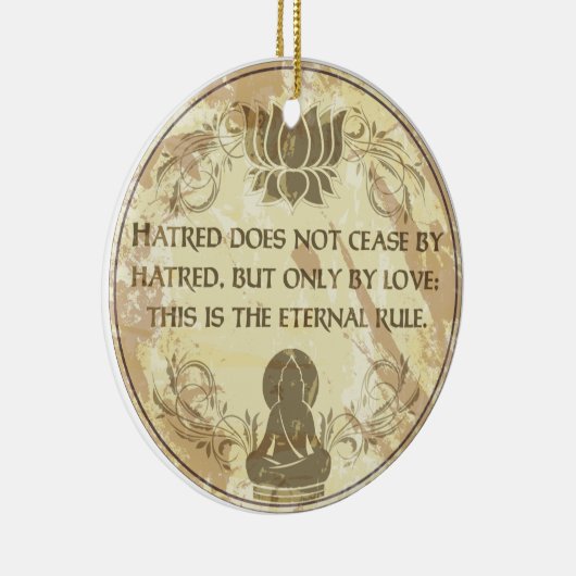 Boeddha Eternal Rule Keramisch Ornament (Rechts)