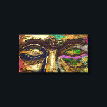 Boeddha Eyes Psychedelic Pop Art Canvas Afdrukken<br><div class="desc">"Buddha Eyes Psychedelic" een oorspronkelijk schilderij van de Pop "Art" van de Schotse kunstenaar, MWright, voor artwright.</div>