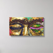 Boeddha Eyes Psychedelic Pop Art Canvas Afdrukken (Voorkant)